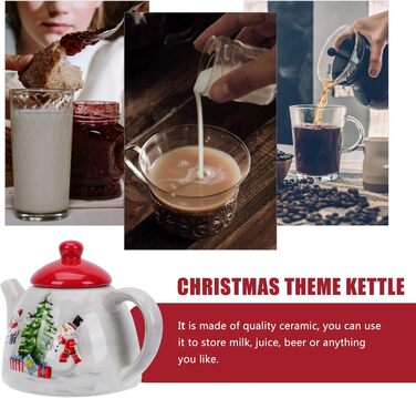 Різдвяний чайник, порцеляновий BESTonZON
