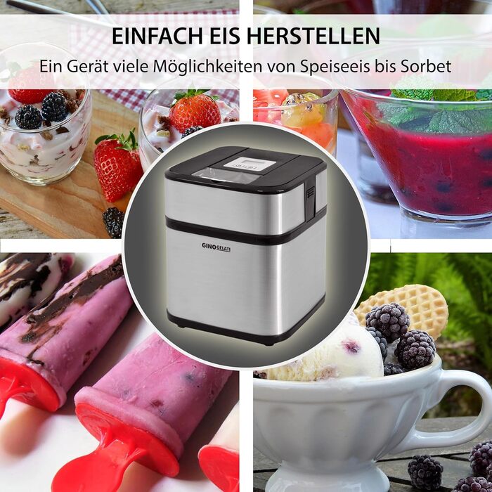 Машина для виготовлення морозива 1,5 л Syntrox Germany Jinoria