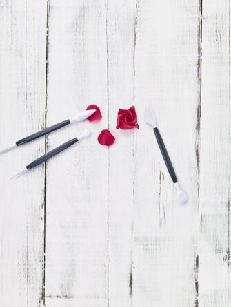 Набір інструментів для моделювання кондитерських прикрас, 16 шт, сірий, Easy Baking RBV Birkmann