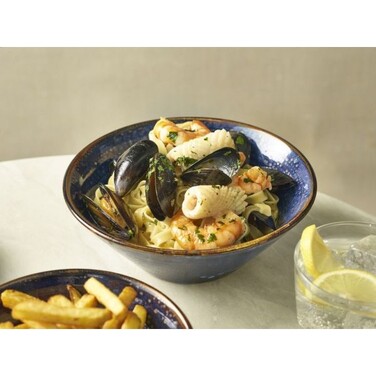 Миска конусная 19 см, 960 мл, Terra Porcelain Aqua Blue, GenWare