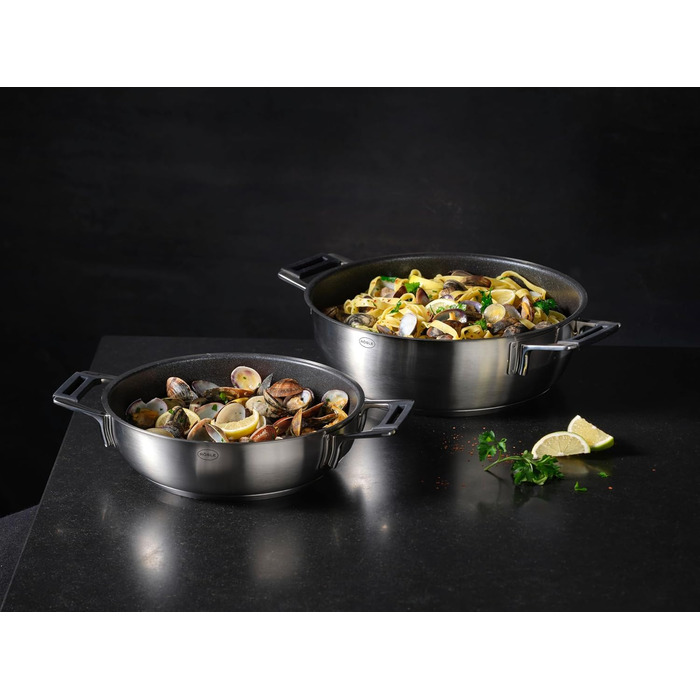 Сковорода сервірувальна 24 см з антипригарним покриттям ProCeraPlus Silence Pro Rosle