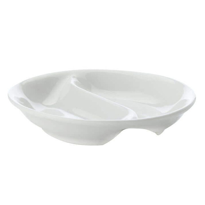 Миска для 2 соусів Maxwell & Williams WHITE BASICS ROUND порцелянова, 9,5 х 2 см, 35 ​​мл