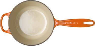 Чавунний сотейник Ø 20 см, 2,5 л з кришкою, полум'яно-червоний Signature Le Creuset