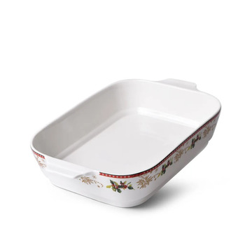 Форма для запекания Fissman CHRISTMAS 34x24x7 см фарфор (13802)