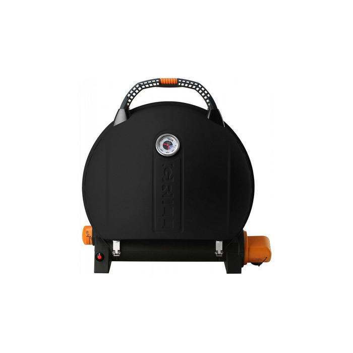 КОМПЛЕКТ Портативный переносной газовый гриль O-GRILL 900, черный+шланг в подарок! Код: 011682