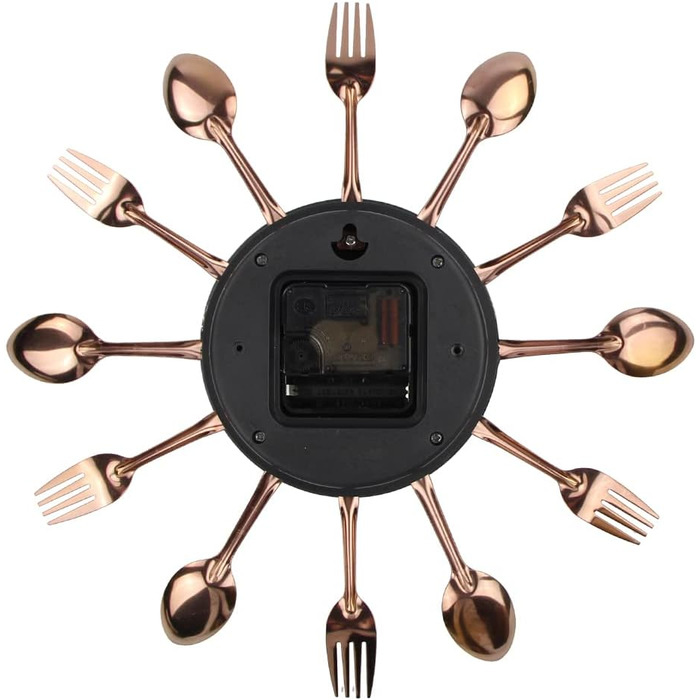 Настінні часи з кухонним начинням з нержавіючої сталі Timelike