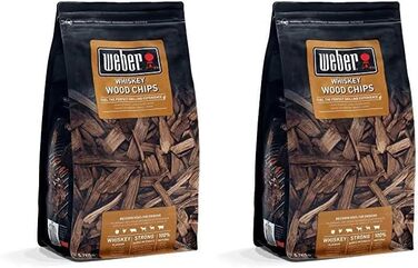 Набор треска для копчения со вкусом виски 2 упаковки 1,4 кг Weber