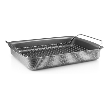 Жаровня з гратами 31х23 см сіра Roasting Pan Eva Solo