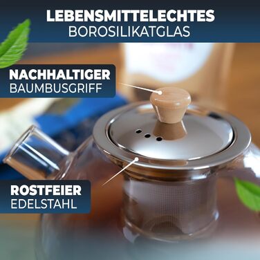 Заварювальний чайник 1,5 л із вставкою із сітчастого фільтра CLIDOR