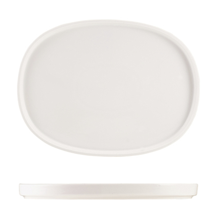 Тарілка овальна презентаційна з бортиком 30*23*h 2.5 см, GenWare