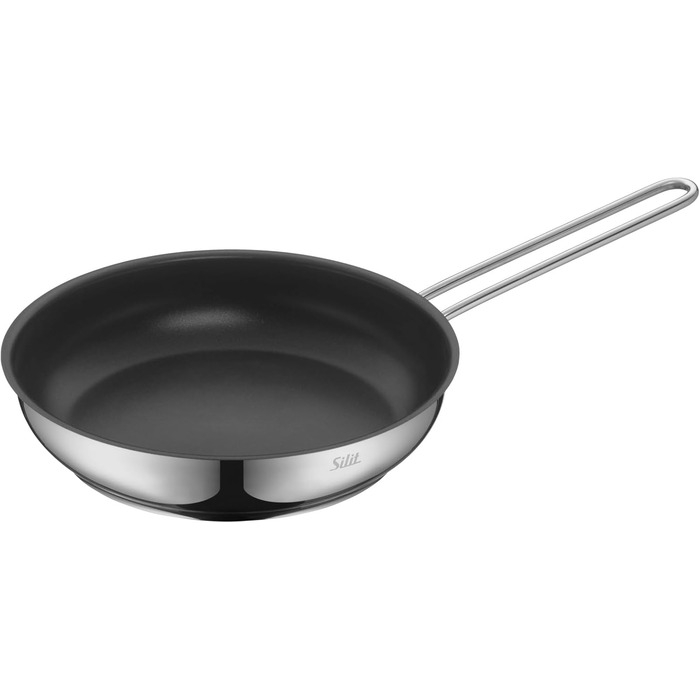 Набір посуду для індукції, 7 предметів каструлі зі скляними кришками, сковорода з лопаткою, полірована нержавіюча сталь. Підходить для всіх типів плит, без внутрішньої розмітки.