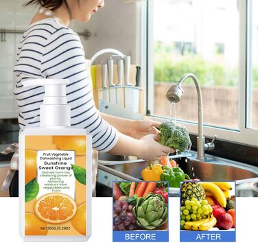 Засоби для миття овочів та фруктів 150 г TEMOOUES