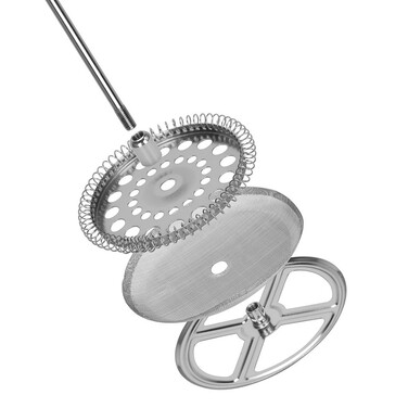 Заварювальний чайник Fissman з поршнем 600 мл скляна колба (9159)