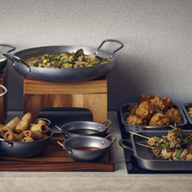 Сковорода Paella 28*5 см, с ручками, Vintage Steel, GenWare