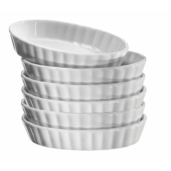 Набір блюд для крем-брюле, 6 предметів білий Küchenprofi