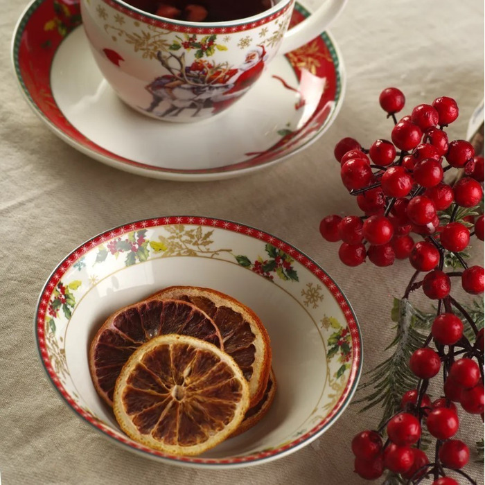 Салатник Fissman CHRISTMAS 14,5 см фарфор (13783)