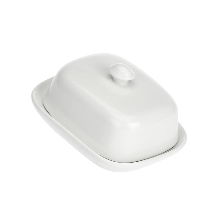 Маслянка La Porcellana Bianca TERRINE, порцеляна, 12 х 9,5 см