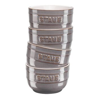 Форма для запікання 200 мл, 4 предмети сіра Staub