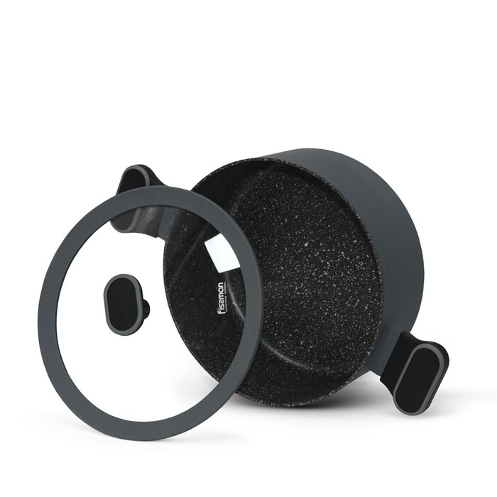 Каструля зі скляною кришкою 24 см 4,65 л LAURA Fissman