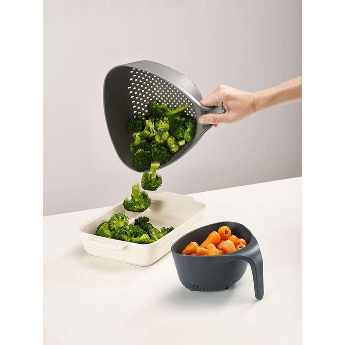 Набір друшляків, 2 предмети, сірий Nest Joseph Joseph