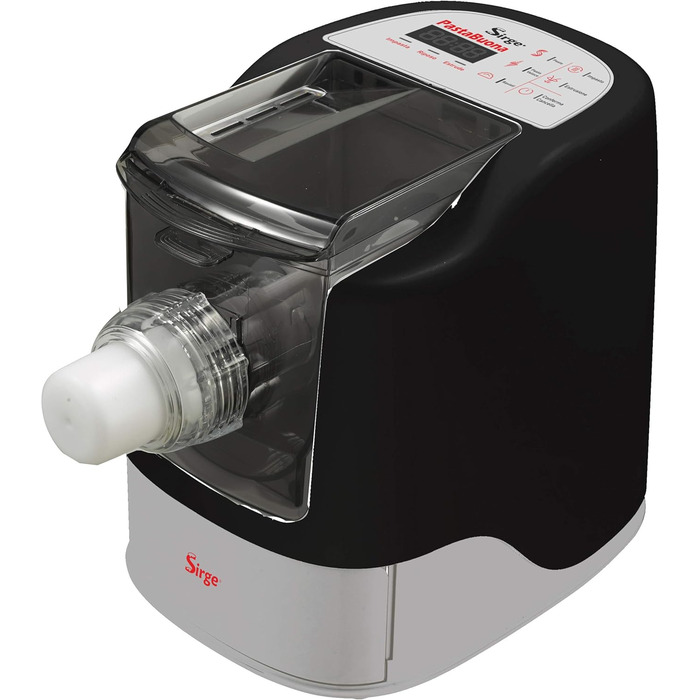 Тістомішильна машина Sirge PASTABUONA 260 Вт - 13 Trafil - до 720 г тіста - автоматична та з режимом очікування - вкл. аксесуари для хліба/піци/фокаче