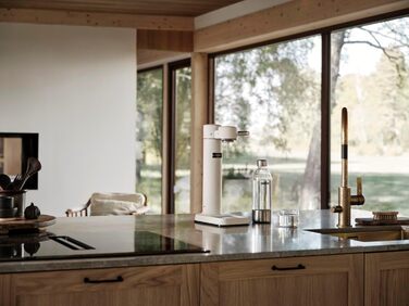 Набір для газування води, 2 предмети, білий Carbonator 3 Aarke