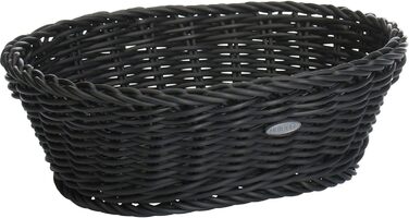 Багатоцільовий кошик 32 x 23 x 7 см, синтетичне волокно, (чорний, маленький) Saleen