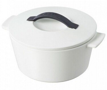 Кокотниця кругла Revolution Revol, біла кришка, 2,4 л, діам. 23 см