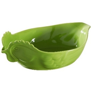 Блюдо для птицы Revol, зеленое, 2 л, 34 х 22 х 7 см
