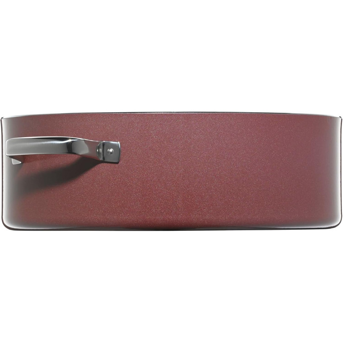 Жаровня овальна 36 см зі скляною кришкою, рожева Fusiontec Mineral WMF