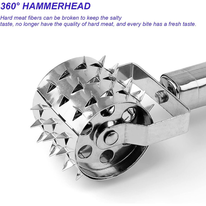 Розм’якшувач для м’яса роликовий 19 см GEBAUM