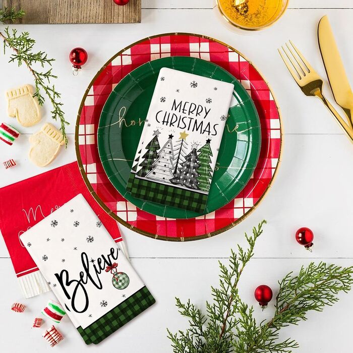 Набір з 2 різдвяних кухонних рушників 60 х 40 см Xmas 1 Yaclonq