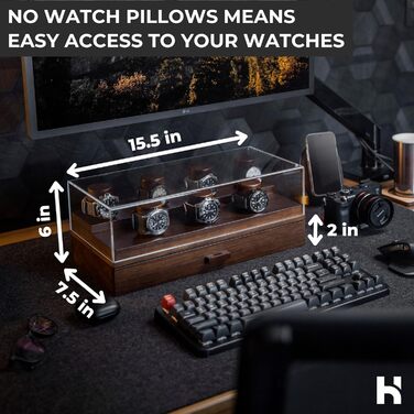 Витрина для часов премиум-класса на 7 часов Holme & Hadfield