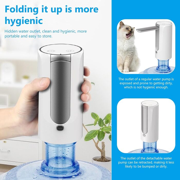 Електричний диспенсер для води 5 Вт чорний BORDEAG