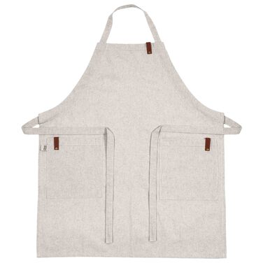 ARDESTO Фартук Oliver, 100% хлопок, серый светлый