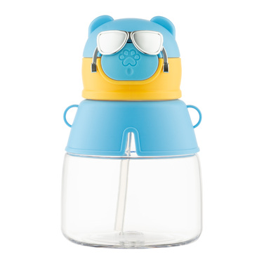 Пляшка для води Ardesto Space 550мл, пластик, блакитний