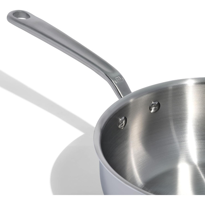 Сковорода глибока 3 л, нержавіюча сталь Made In