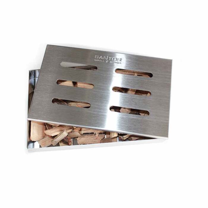 Контейнер для копчения из нержавеющей стали 21 x 13 x 3,4 см Santos