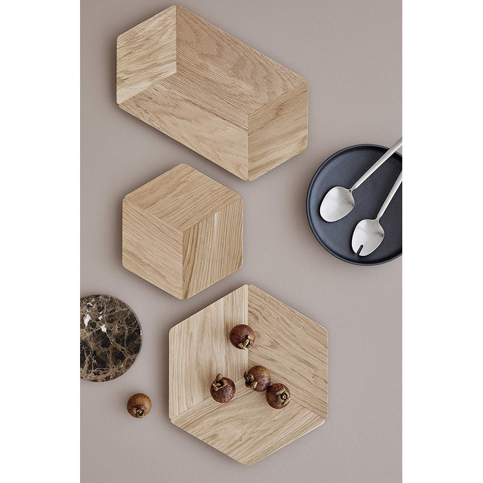 Піднос дубовий 49,5x3,5x26 см L HEXA Blomus