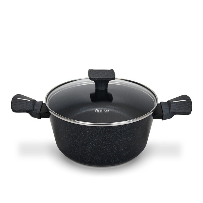 Кастрюля со стеклянной крышкой 24 см 4,43 л FERRO Fissman