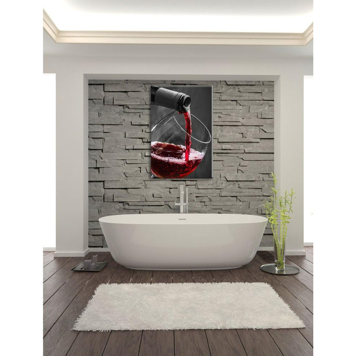 Смачне червоне вино, картина 80 x 60 см Pixxprint