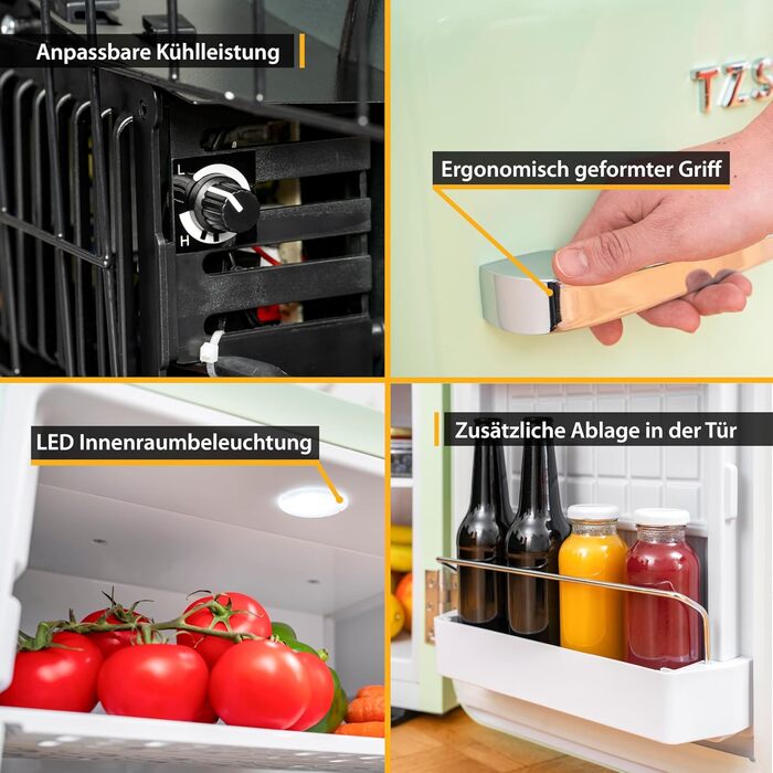 Міні-холодильник 40 л м'ятний TZS First Austria