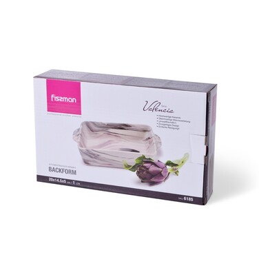 Форма для запікання прямокутна Fissman VALENCIA 20x14,5х5см / 1,0 л (6185)