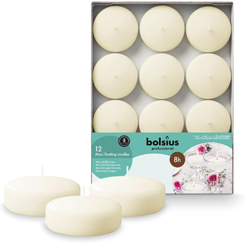 Плаваючі свічки  12 шт. час горіння 8 годин bolsius
