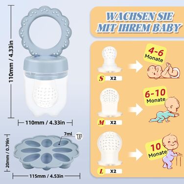 Набір силіконових ніблерів для дітей 2 шт. JONRRYIN