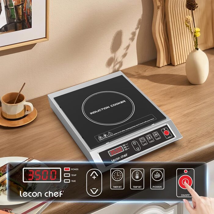 Индукционная варочная поверхность 3500 Вт lecon chef