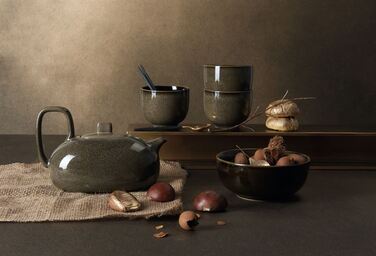 Тарілка гурман 24 см каштанова Kolibri ASA-Selection