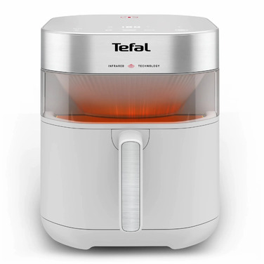 Tefal Мультипіч Easy Fry Infrared, 1500Вт, чаша-7л, сенсорне керув., 8 програм, з віконцем, пластик, світло-сірий