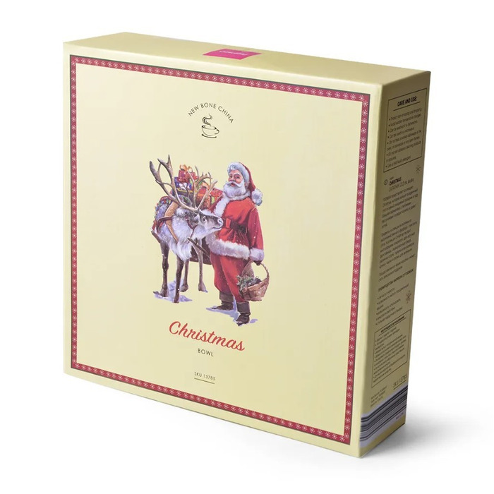 Салатник Fissman CHRISTMAS 23,3 см фарфор (13785)