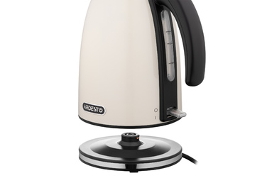 ARDESTO Електрочайник EEKL-F340BG 1.7л/2200Вт/strix контроль/нерж. сталь/бежевий